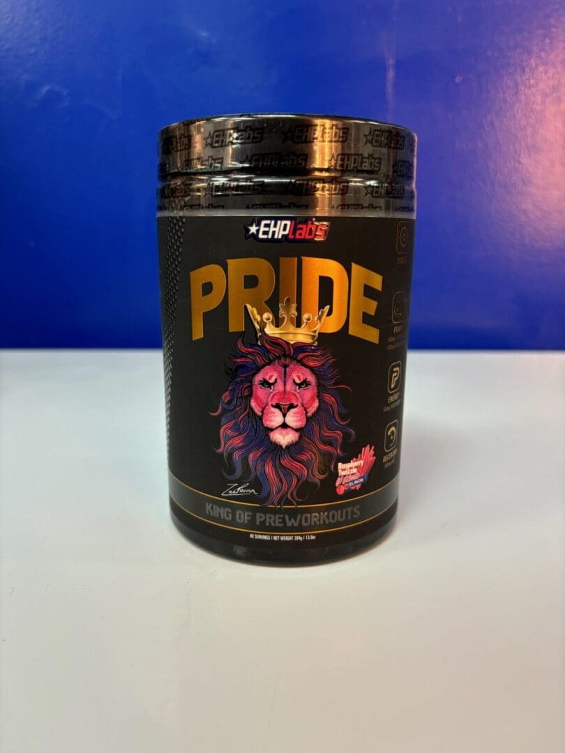 A jar of pride is sitting on the counter.