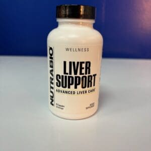 A bottle of nutrabio liver support