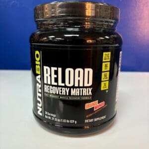 A jar of nutrabio reload recovery matrix